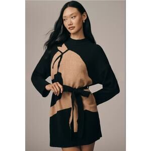 NWT Anthropologie Corey Lynn Calter Heidi Horse Sweater Mini Dress. Ret $198